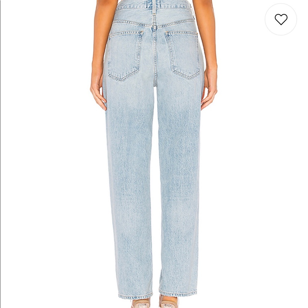 AGOLDE criss cross jeans